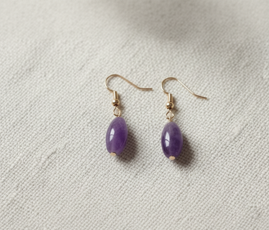 Aurelle Clair – Amethyst Ohrringe