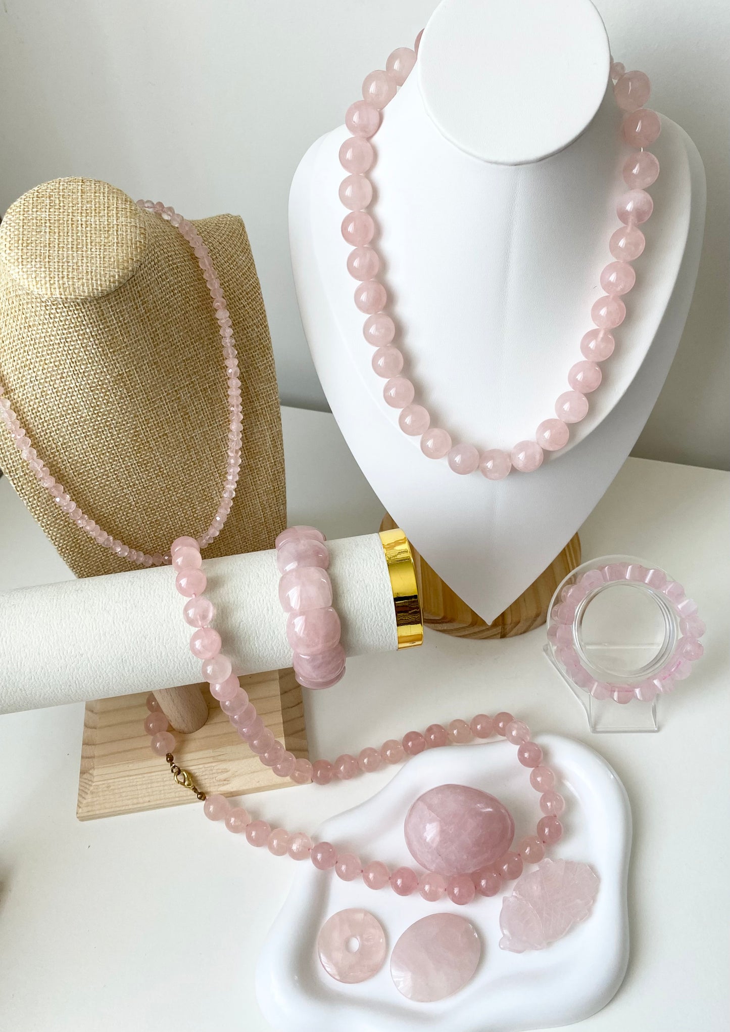 Selena Rosé – Rosenquarz Armband